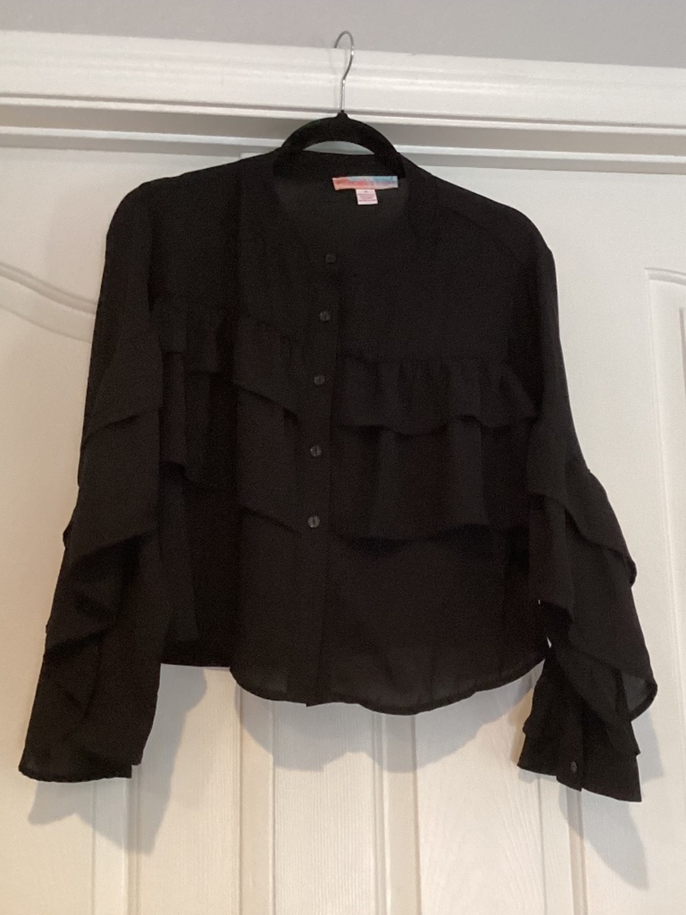 Watermelon Sugar Women Blouse, Size Medium, Color Black